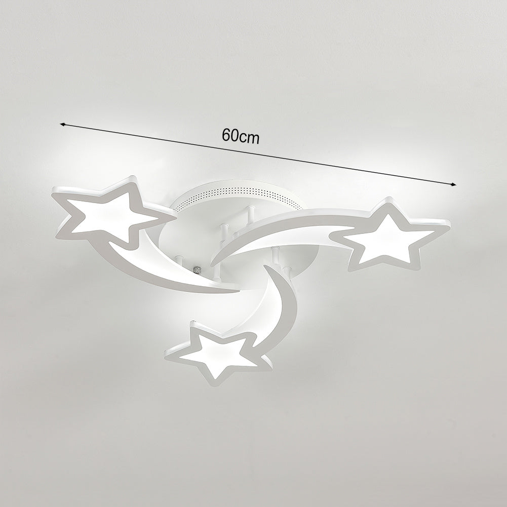 Modern Star LED Chandelier Ceiling Light  3 Head Cool White