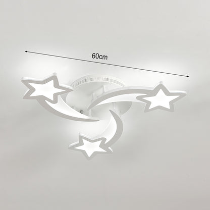 Modern Star LED Chandelier Ceiling Light  3 Head Cool White