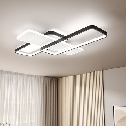 Rectangular LED Modern Ceiling Light White Light Small 90x60