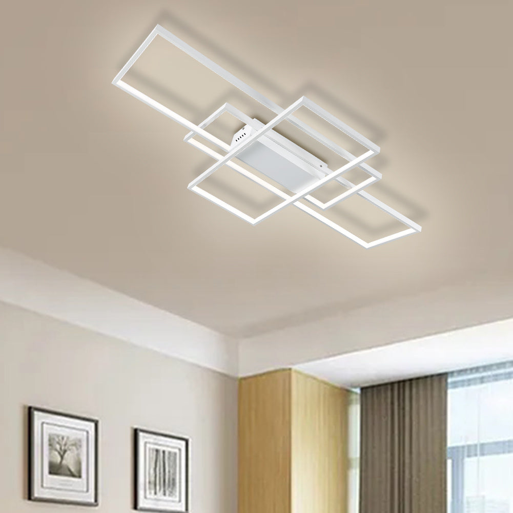 110CM  Modern Rectangle LED Chandelier Ceiling Light