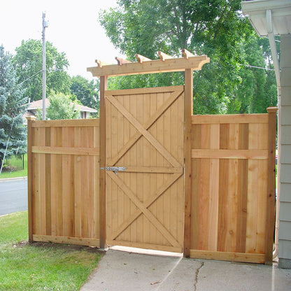 183cm Garden Flat Top Pine Wood Gate Kit