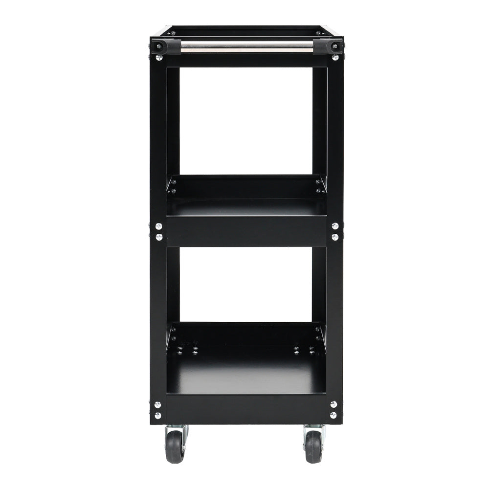3Tier Rolling Tool Trolley with Lockable Drawer