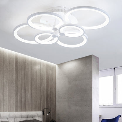 LED Light Ceiling Lights Cool White Chandelier Lamp 6 Head