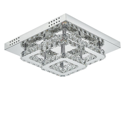 Modern LED Ceiling Light Crystal Chandelier Lamp 40CM Dimmable