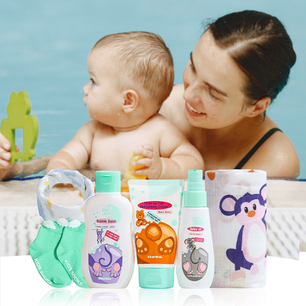 7Pcs Baby Wash Gift Bath Set