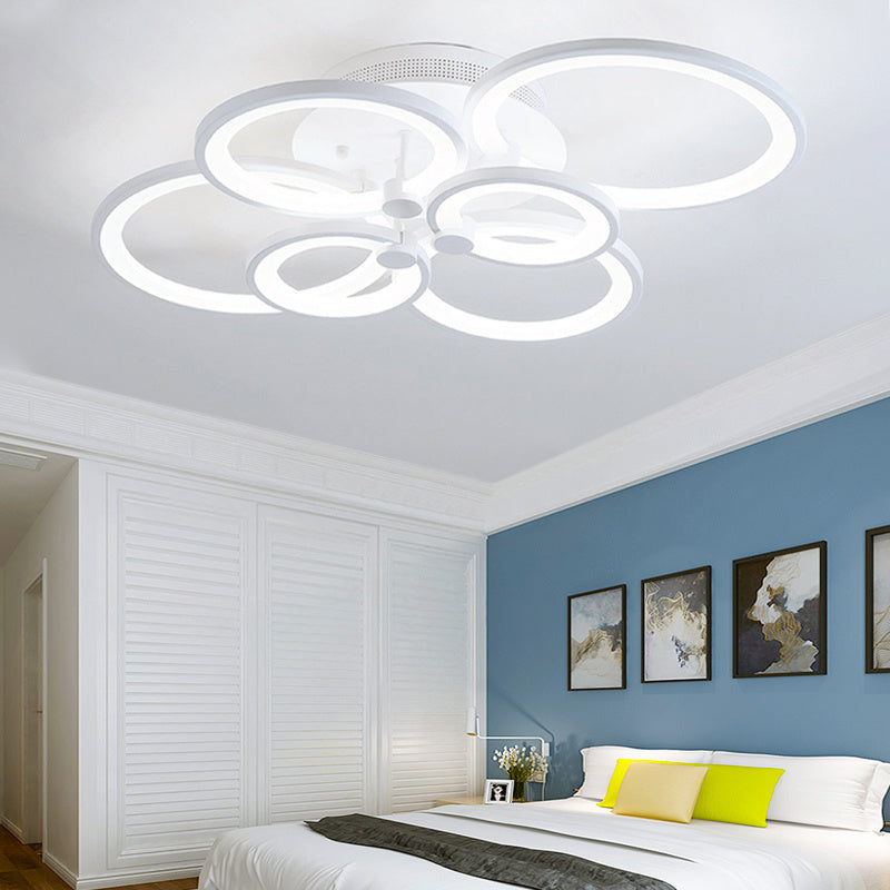 LED Light Ceiling Lights Cool White Chandelier Lamp 6 Head