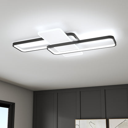 Rectangular LED Modern Ceiling Light White Light Small 90x60