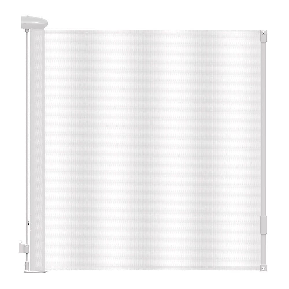 White Retractable Safety Gate for Kids and Pets