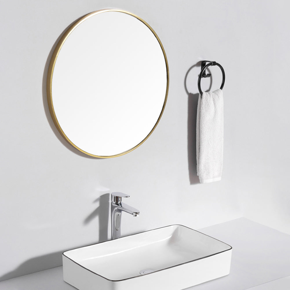 50cm Bathroom Mirror Gold Framed Wall Mirror