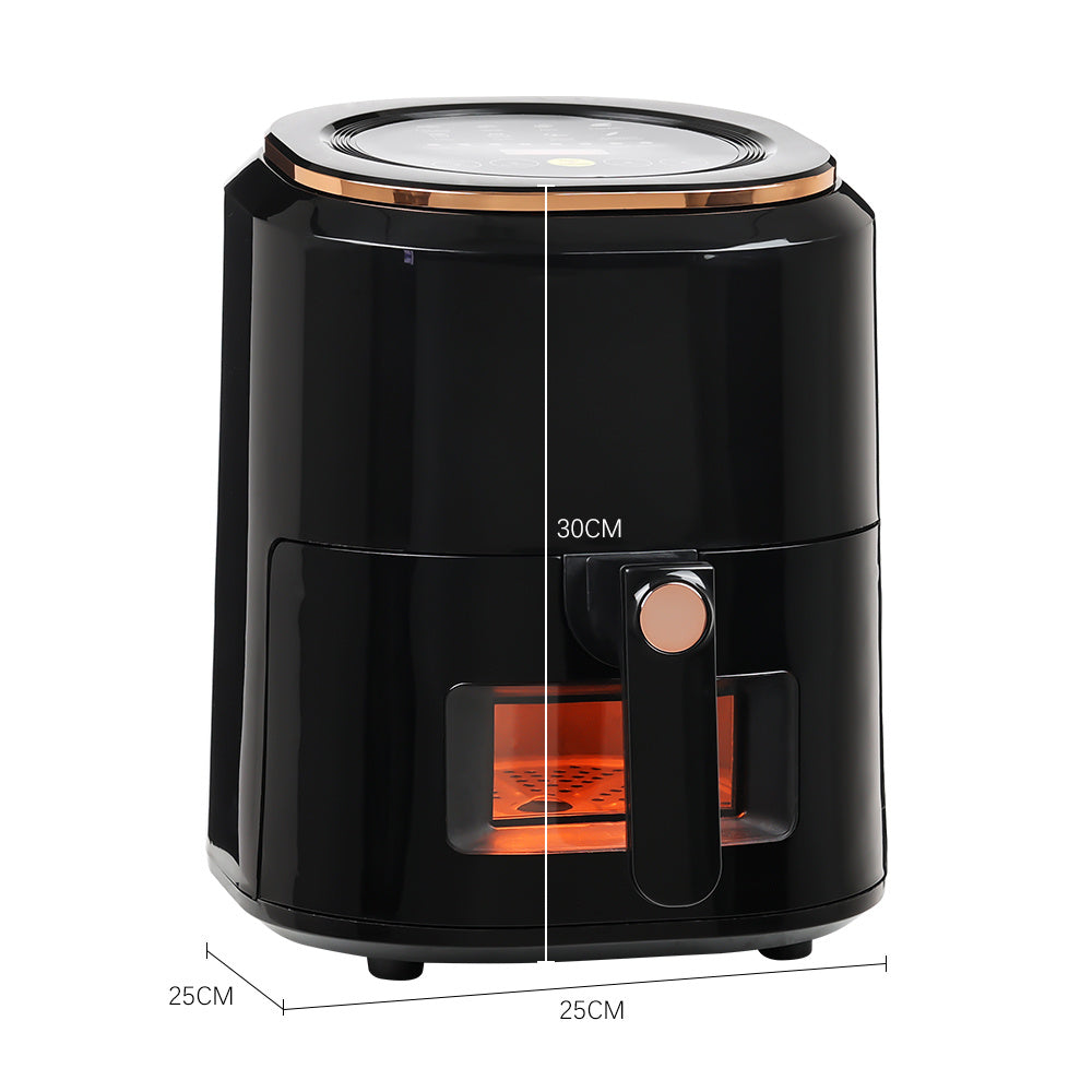 Black 4.5L Digital Touchscreen Air Fryer