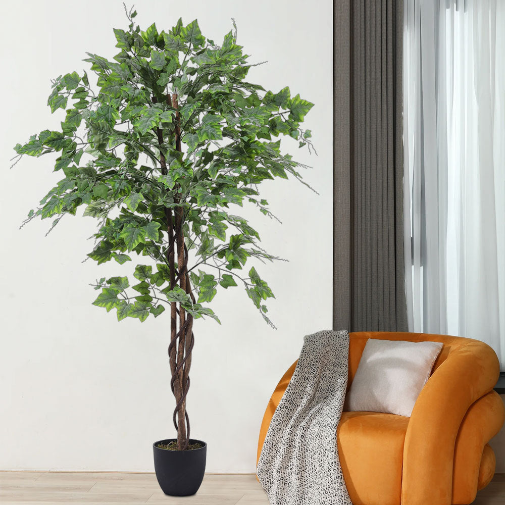 Green 180cm Artificial Grape Tree in Pot for Decoration