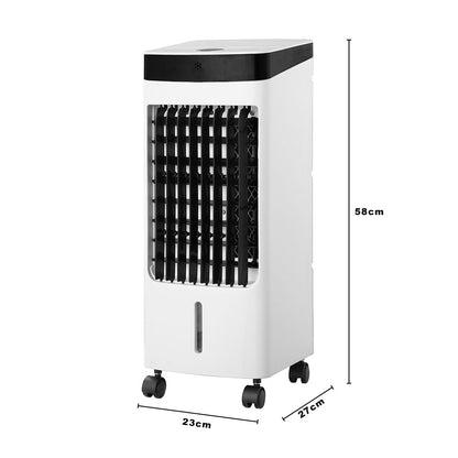 White 3 Speed Air Cooling Conditioner with Wheels