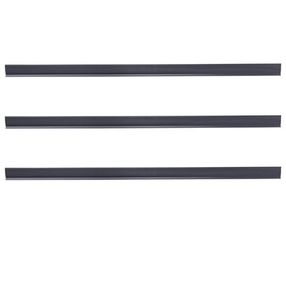 Set of 3 Garden Privacy 1M Profile Cover for Mat Screen Border Panel Fence Dark grey