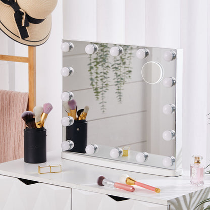 Rectangle Hollywood LED Lighted Cosmetic Mirror