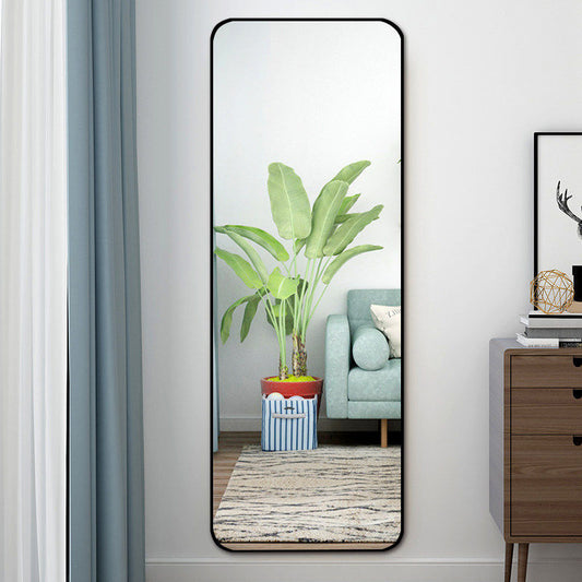 Rectangular Full Length Mirror Freestanding Hanging Silver Mirror