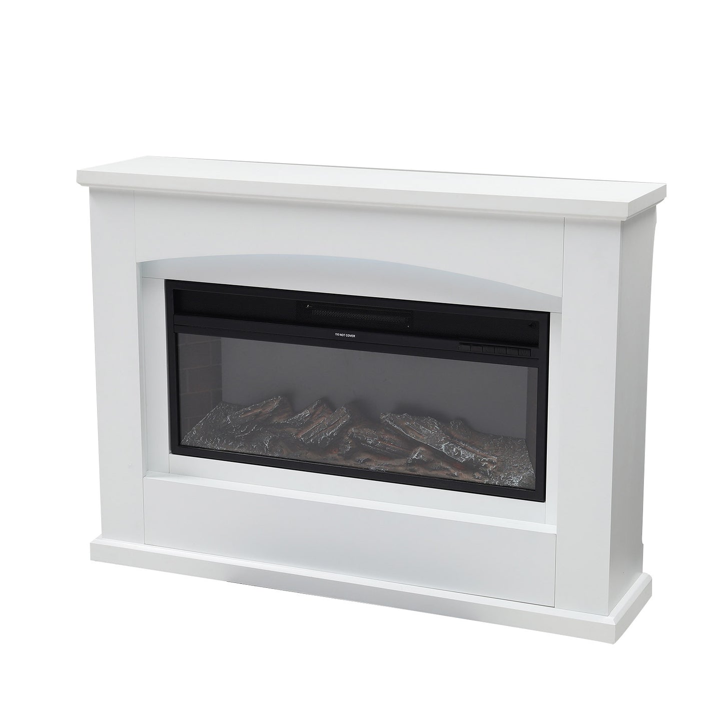 Electric Fireplace Insert Heater with LED Surround