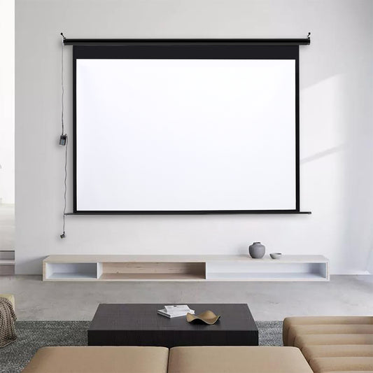 120 Inch HD Electric Pull Down Projector Screen