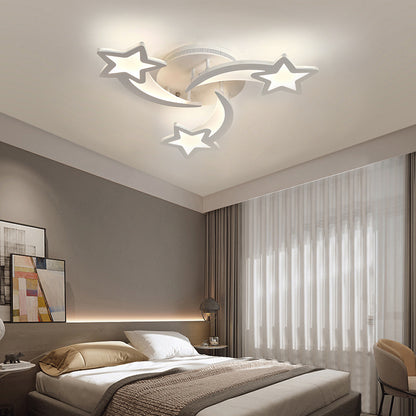 Modern Star LED Chandelier Ceiling Light  3 Head Cool White