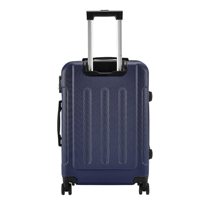 Blue 24 inch Hardside Travel Suitcase with Combination Lock