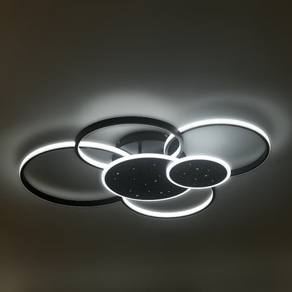 LED 6 Round Ceiling Light in White Light 83x66x12