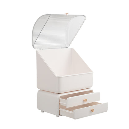 Separable Dustproof Desktop Makeup Cosmetic Organizer with Drawers