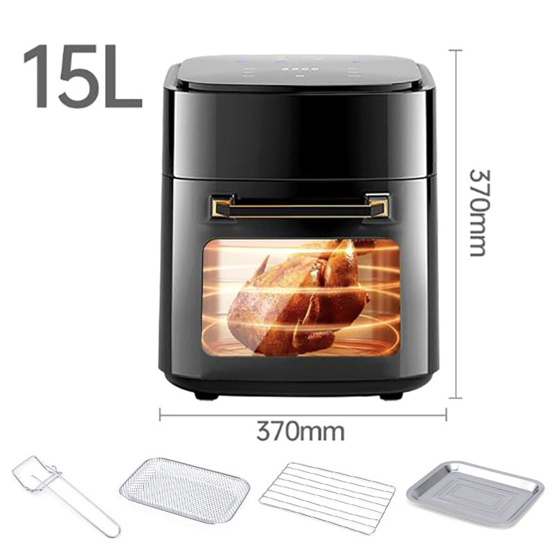 Black 11L Large Air Fryer Oven