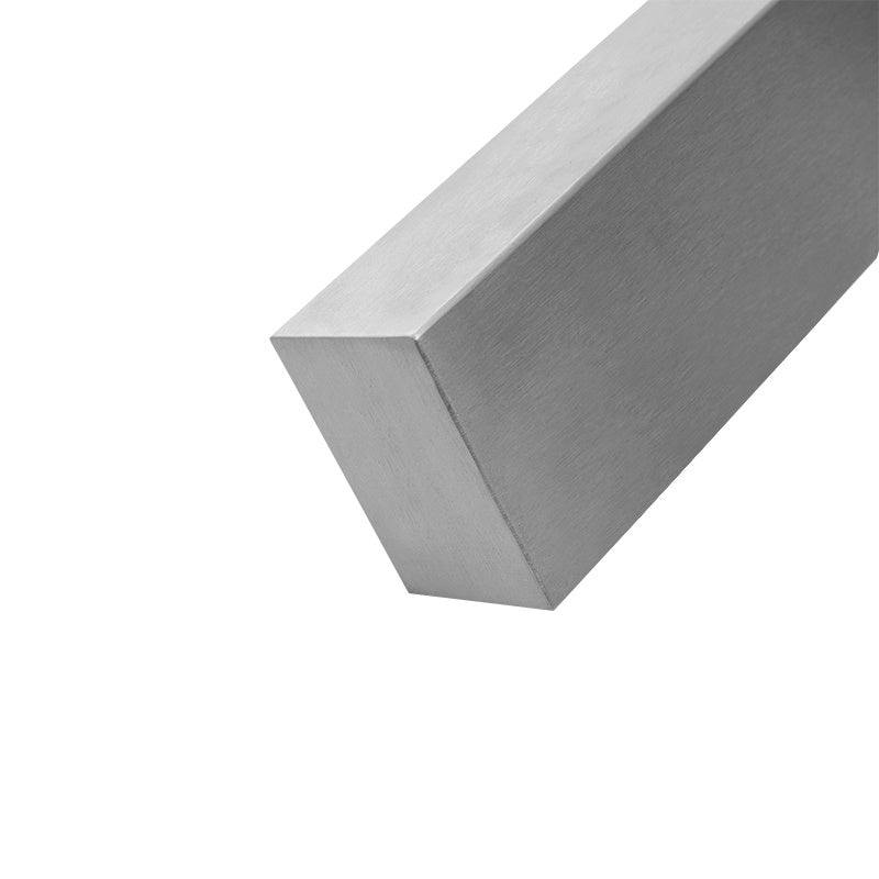 Square Brushed Stainless Steel Bannister Rail Balustrade Stair Handrail, 2.25M