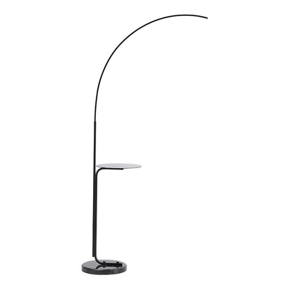 Black Modern Minimalist LED Arc Floor Lamp