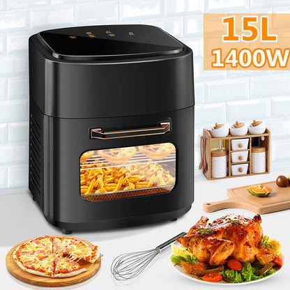 Black 11L Large Air Fryer Oven