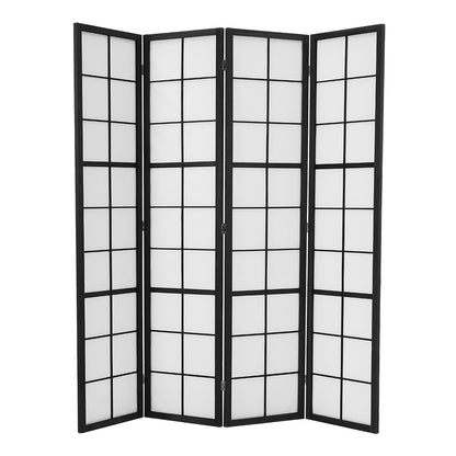4 Panel Solid Wood Folding Screen Room Divider