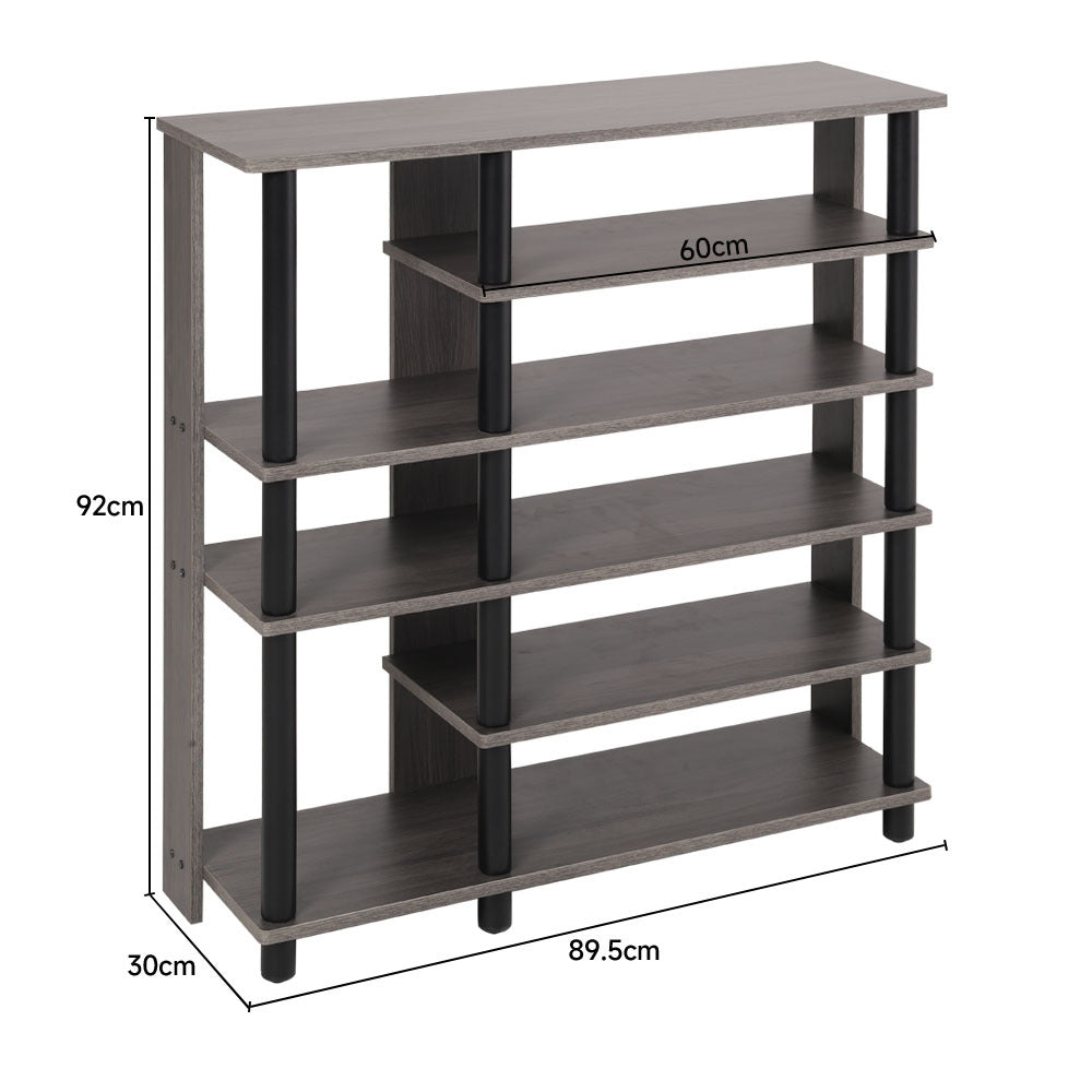 rectangular Open Style Wood Shoe Rack