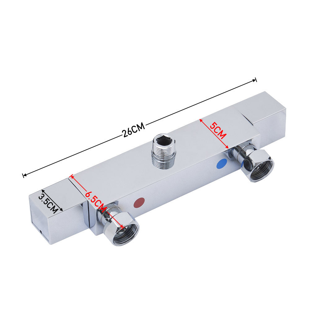 Thermostatic Bath Shower Mixer Temperature Control Valve,Cuboid