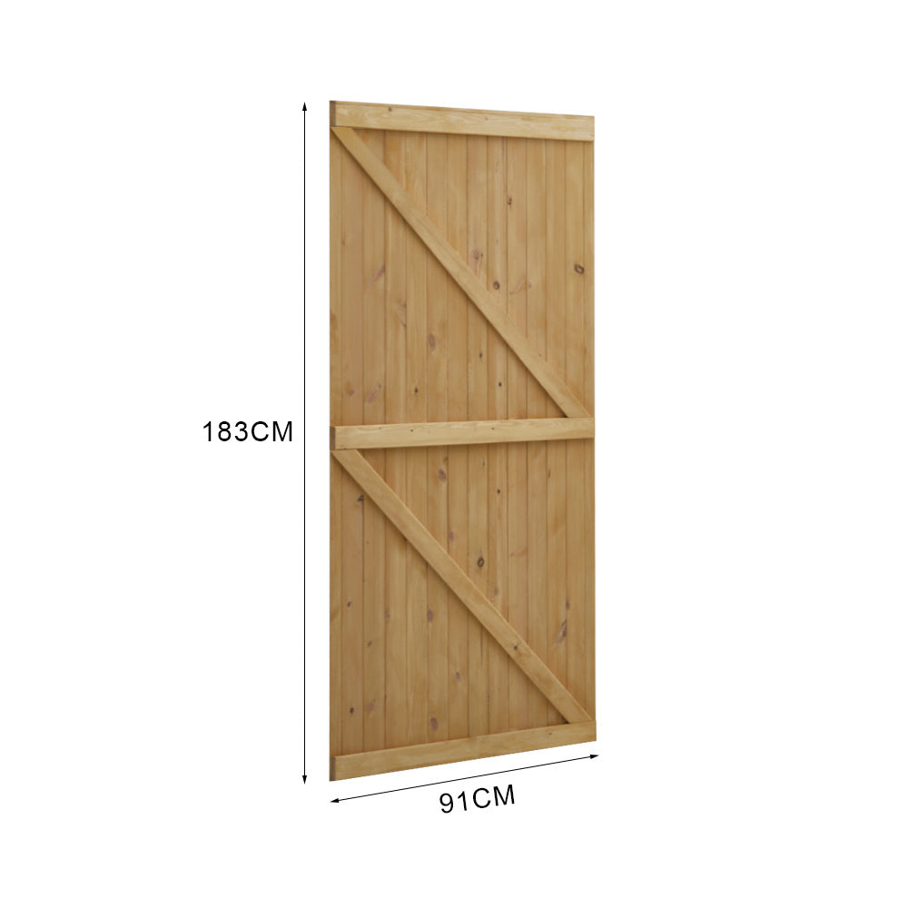 183cm Pine Wood Garden Gate with Latch