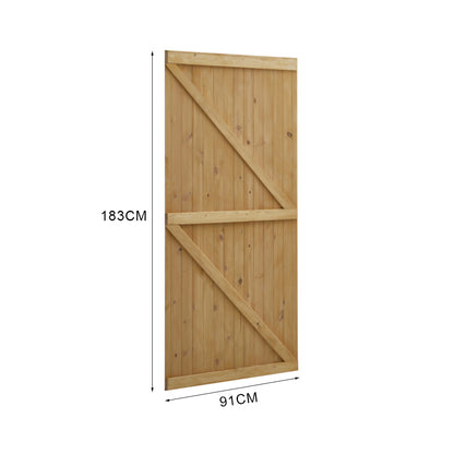 183cm Pine Wood Garden Gate with Latch