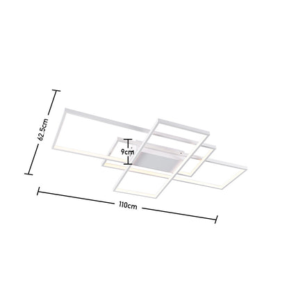 110CM  Modern Rectangle LED Chandelier Ceiling Light