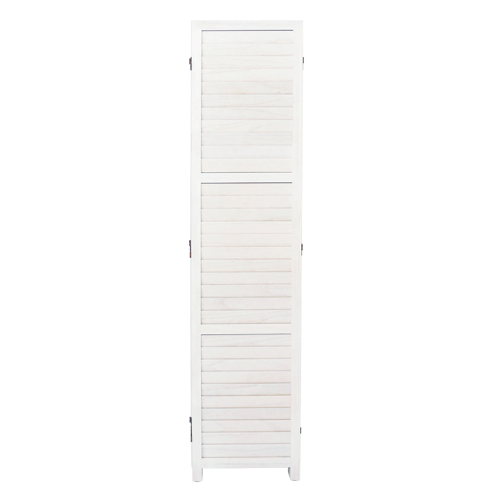 Folding Room Divider Privacy Separator Screen White 6 Panel