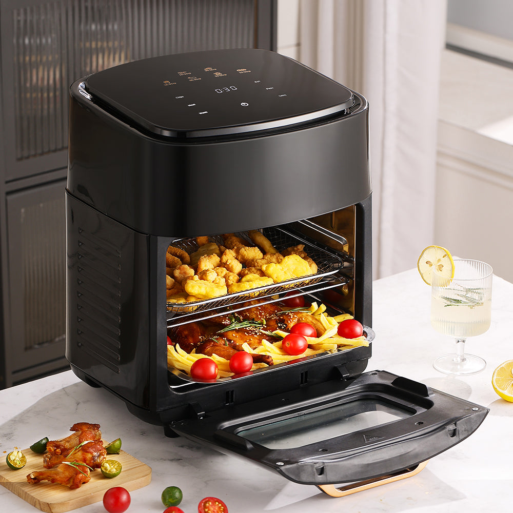 Black 11L Large Air Fryer Oven