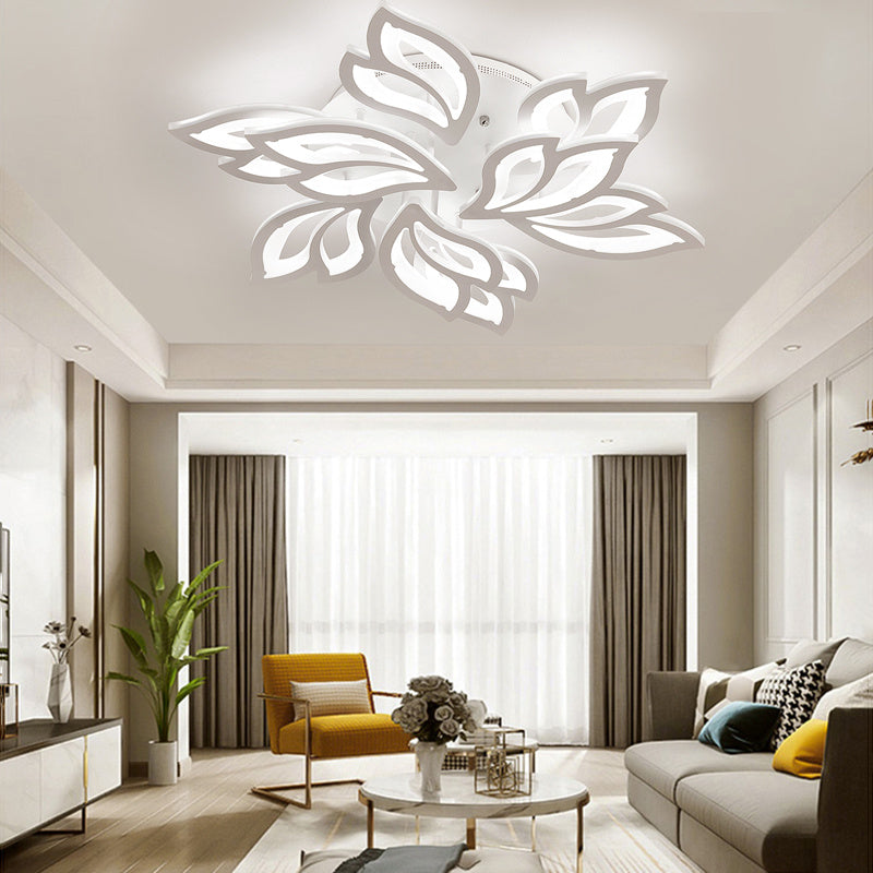 Petal Shaped LED EnergyEfficient Semi Flush Ceiling