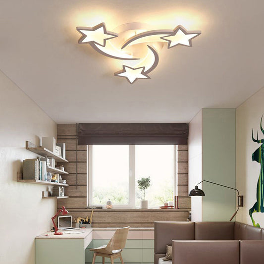 Modern Star LED Chandelier Ceiling Light  3 Head Dimmable