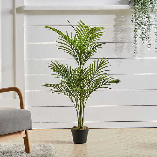 Outdoor Realistic Artificial Palm Tree Plant in Pot 110CM