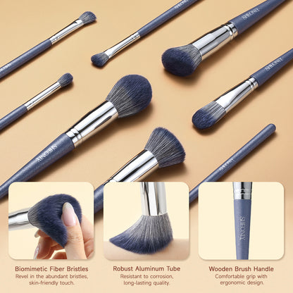 Professional Makeup Brush Set 16 Pcs for Foundation Powder Concealers Eye Shadows Brush