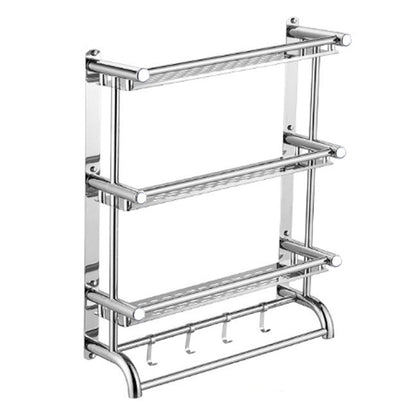 3-Tier Bathroom Shelf Stainless Steel Wall Mounted Organizer