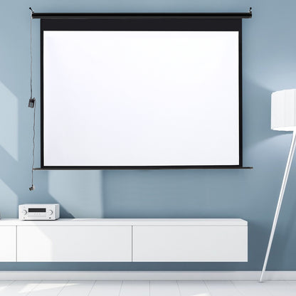 84 Inch HD Manual Pull Down Projector Screen