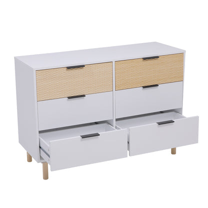 White Contemporary Wooden Living Room Storage Cabinet