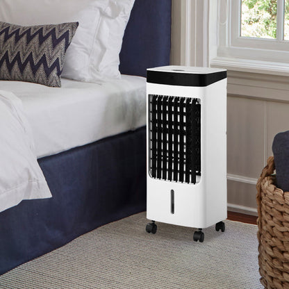 White 3 Speed Air Cooling Conditioner with Wheels