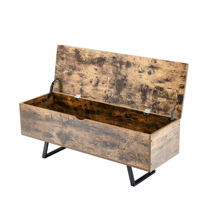 Industrial Wooden Flip Storage Table