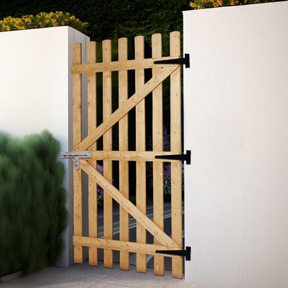 180cm Garden Wood Fence Gate with Latch