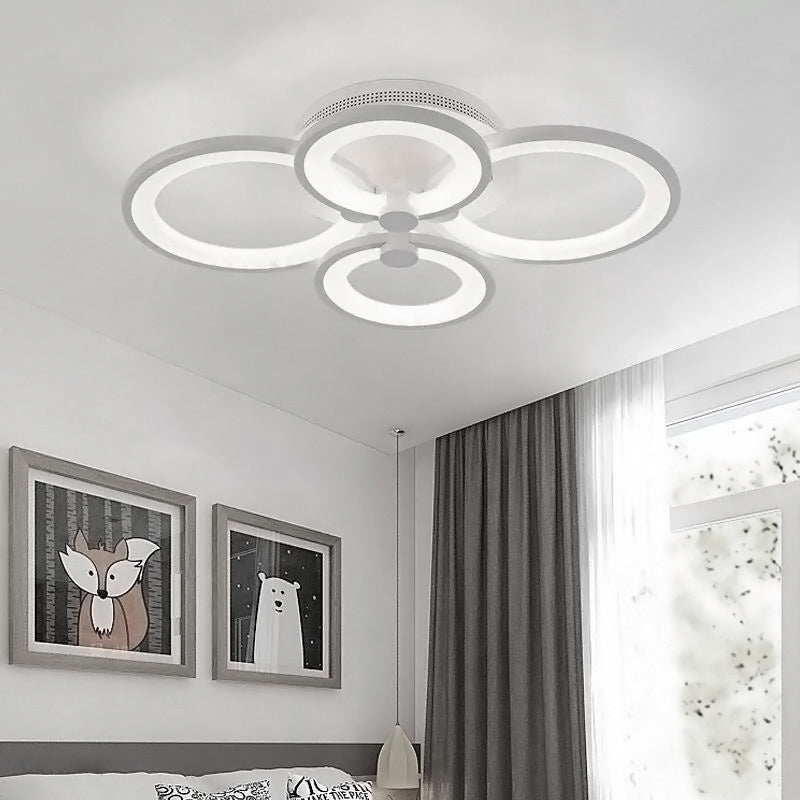 LED Light Ceiling Lights Cool White Chandelier Lamp 4 Head