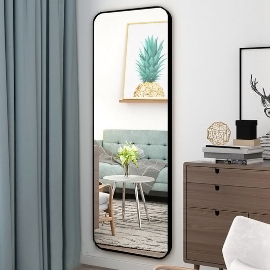 Rectangular Full Length Mirror Freestanding Hanging Mirror