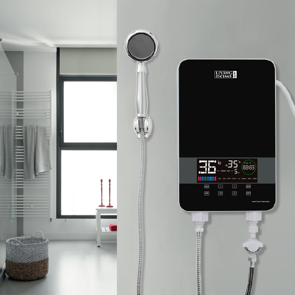 8kW Electric Instant Hot Water Heater Tankless with Shower Kit